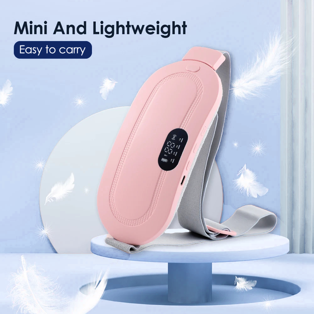 Electric Period Cramp Massager Vibrating Heating Belt