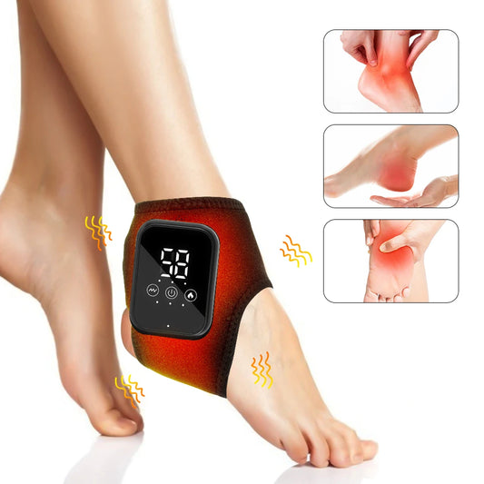 Electric Foot Heat Massager Hot Compress Vibration