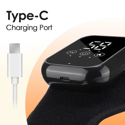 Electric Foot Heat Massager Hot Compress Vibration