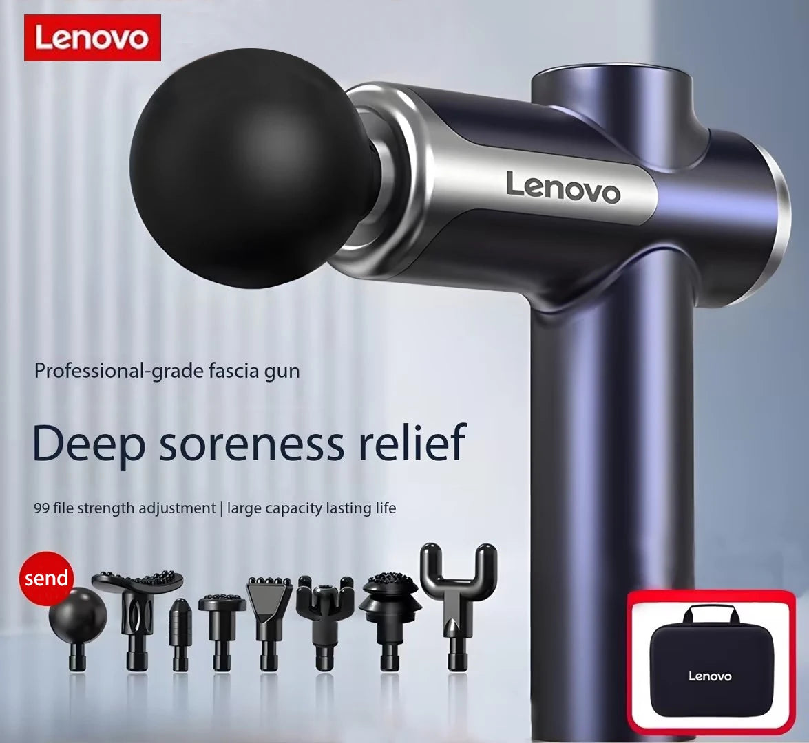 Lenovo Brand Fascia Gun Deeply Relieves Muscle - LED Touch Screen