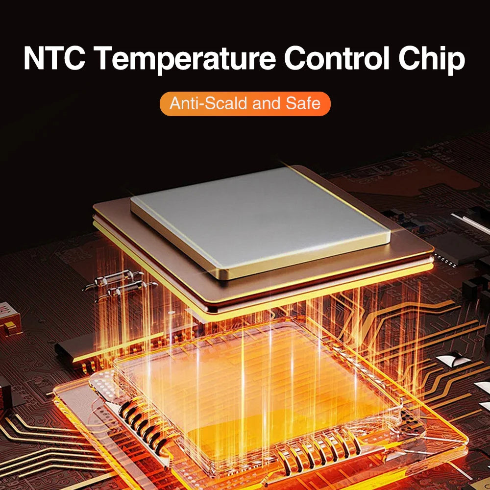 Electric Foot Heat Massager Hot Compress Vibration