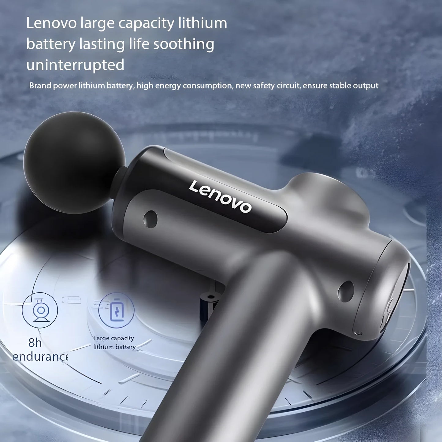 Lenovo Brand Fascia Gun Deeply Relieves Muscle - LED Touch Screen