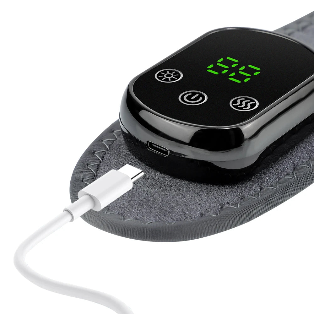 Electric Foot Heat Massager Hot Compress Vibration