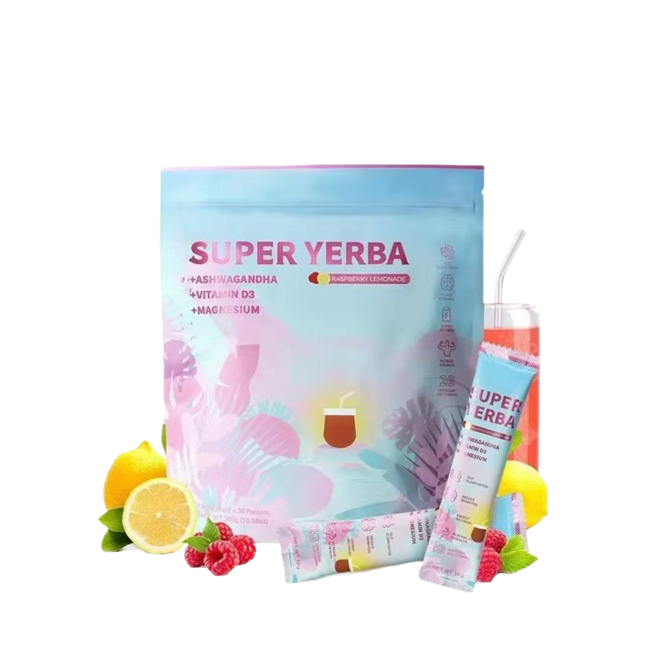 Prebiotic Yerbamate Yerba Mate Tea Powder and Hericium Powder