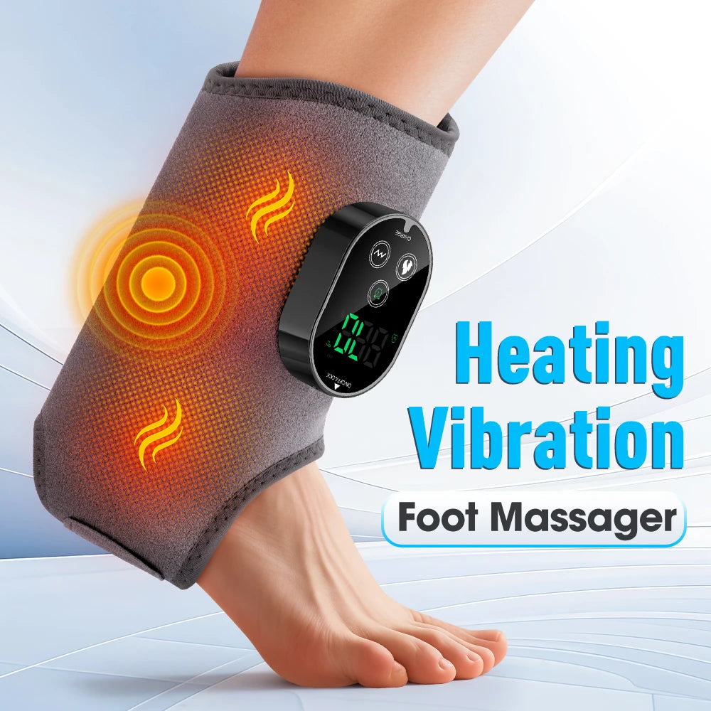 Electric Foot Heat Massager Hot Compress Vibration