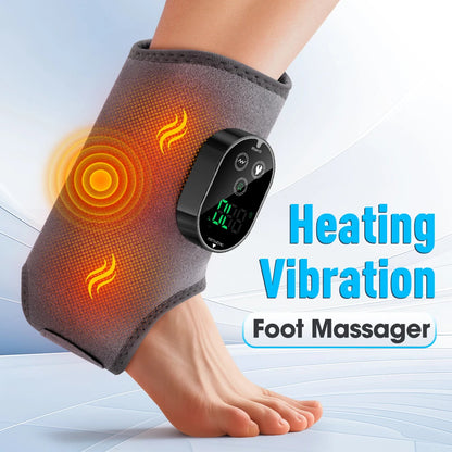 Electric Foot Heat Massager Hot Compress Vibration