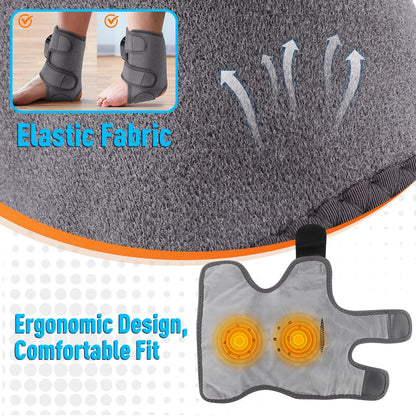 Electric Foot Heat Massager Hot Compress Vibration