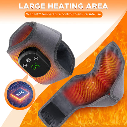 Electric Foot Heat Massager Hot Compress Vibration