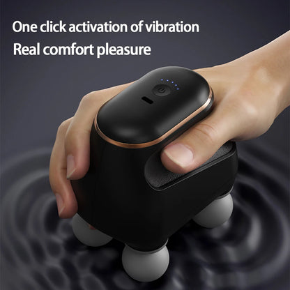 Portable Fascia Gun Muscle Massager Gun Four-head