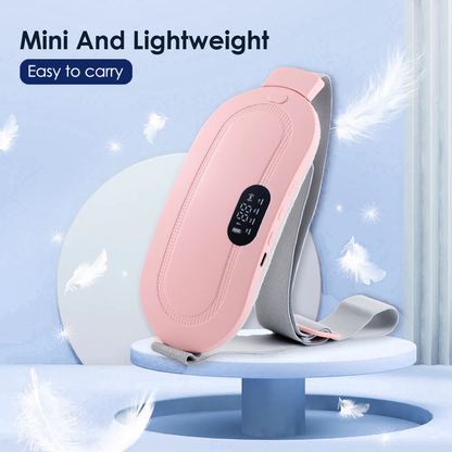 Electric Period Cramp Massager Vibrating Heating Belt