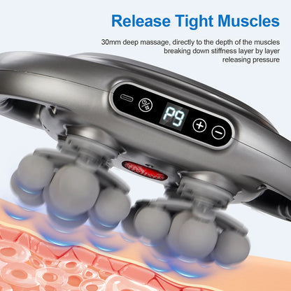 22-Head Fascia Gun High-Frequency Vibration Body Massage Gun - Massager Muscle